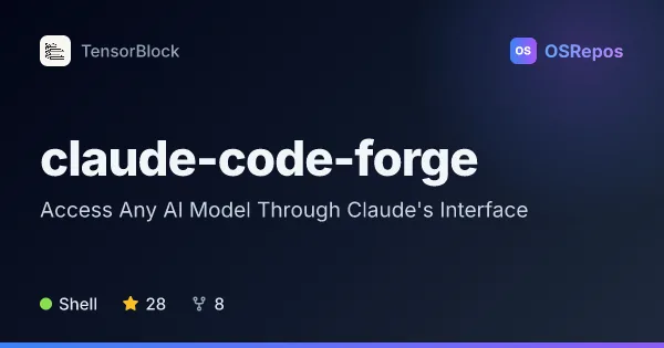 claude-code-forge: Connect Claude Code to Other AI Models