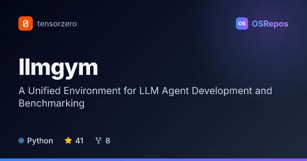llmgym: Build and Benchmark LLM Applications That Learn