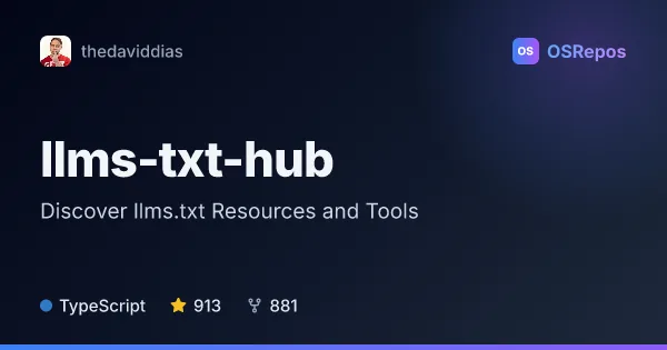 llms-txt-hub: Discover llms.txt Resources and Tools