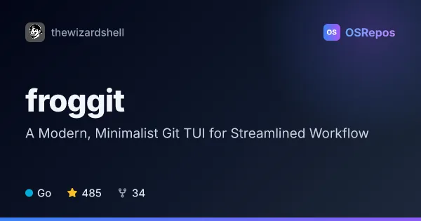 Froggit: A Modern, Minimalist Git TUI for Streamlined Workflow