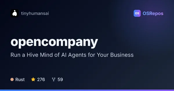 OpenCompany: Run a Hive Mind of AI Agents for Your Business