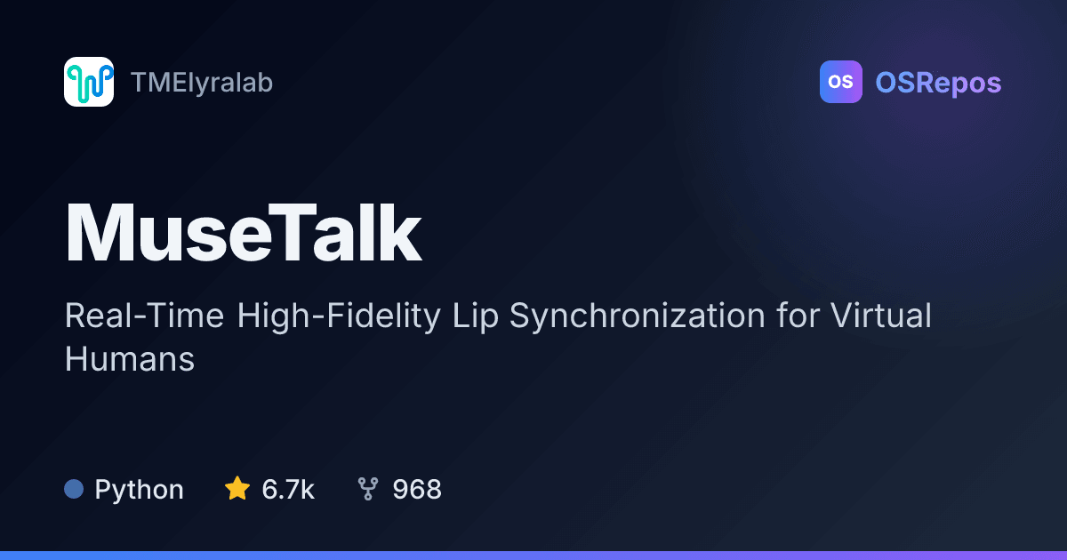 MuseTalk: Generate Audio-Synced Talking-Head Videos
