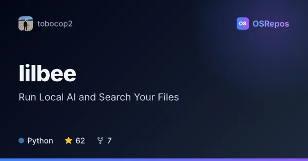 lilbee: Run Local AI and Search Your Files