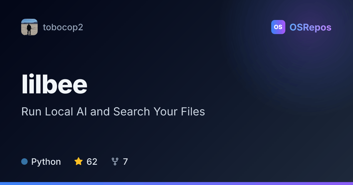 lilbee: Run Local AI and Search Your Files