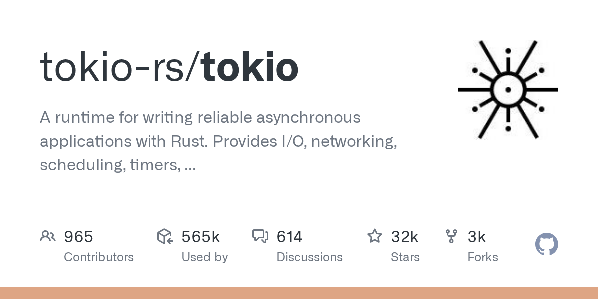 Tokio: An Asynchronous Runtime for Reliable Rust Applications