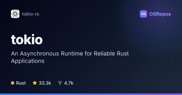 Tokio: An Asynchronous Runtime for Reliable Rust Applications