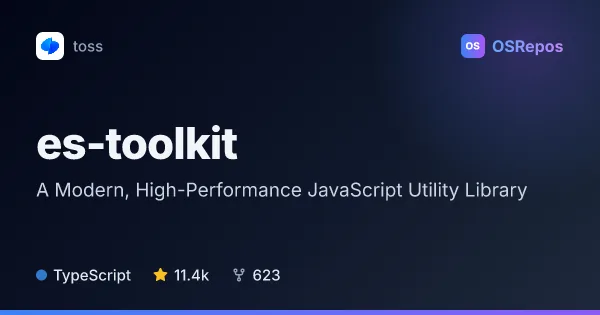 es-toolkit: A Modern, High-Performance JavaScript Utility Library