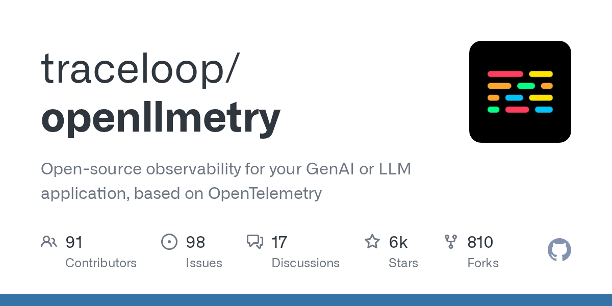 OpenLLMetry: Open-Source Observability for LLM Applications with OpenTelemetry