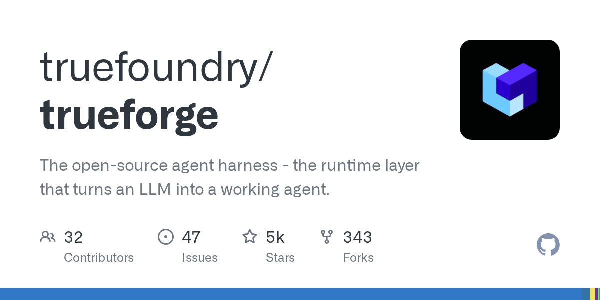 TrueForge: The Open-Source Agent Harness for LLM-Powered Agents