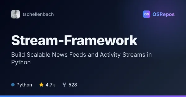 Stream-Framework: Build Activity Feeds with Python