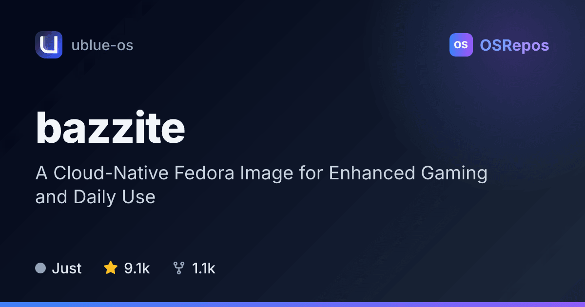 bazzite: A Fedora-Based Linux System for Gaming