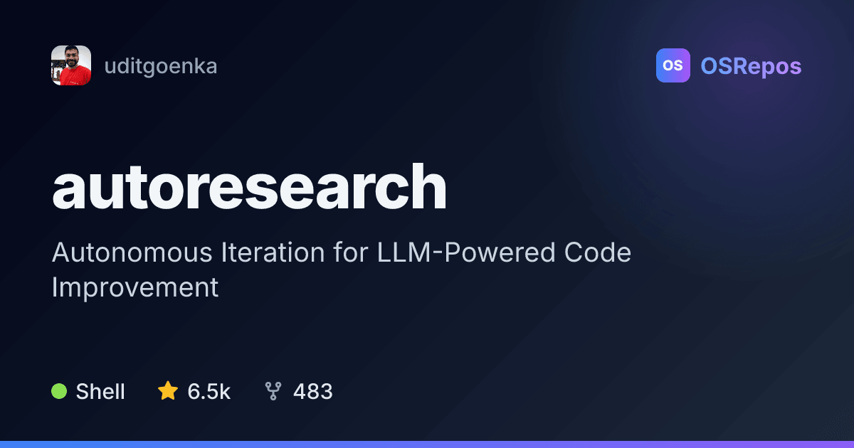 autoresearch: Run Goal-Driven Improvement Loops with Coding Agents
