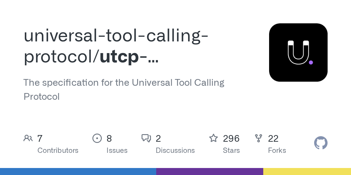 UTCP Specification: A Standard for Universal Tool Calling