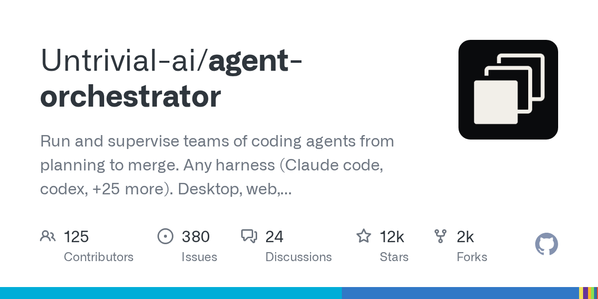 Agent Orchestrator: Supervise Teams of Coding Agents from Planning to Merge