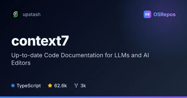 context7: Give AI Coding Tools Current Library Docs
