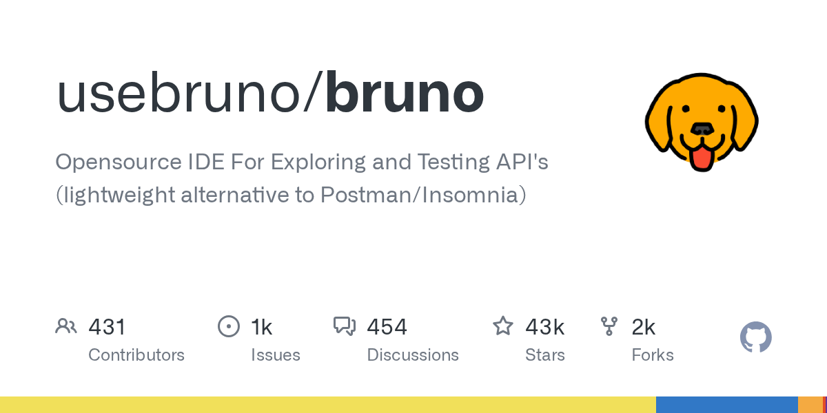 Bruno: An Open-source IDE for API Testing and Exploration