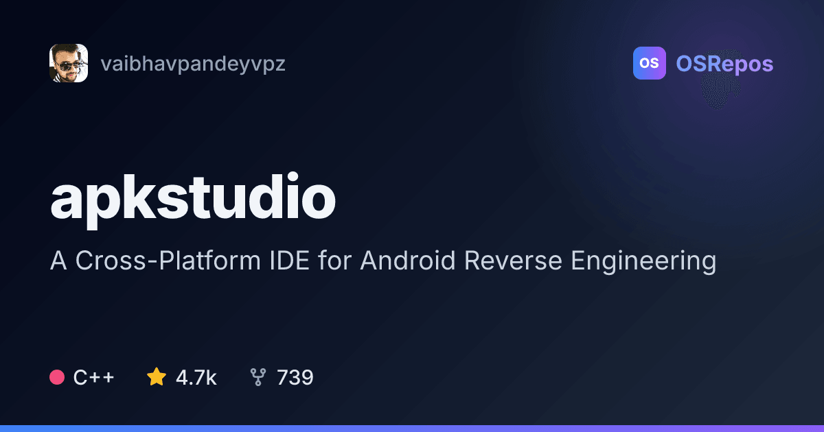 apkstudio: Decompile and Edit Android APKs
