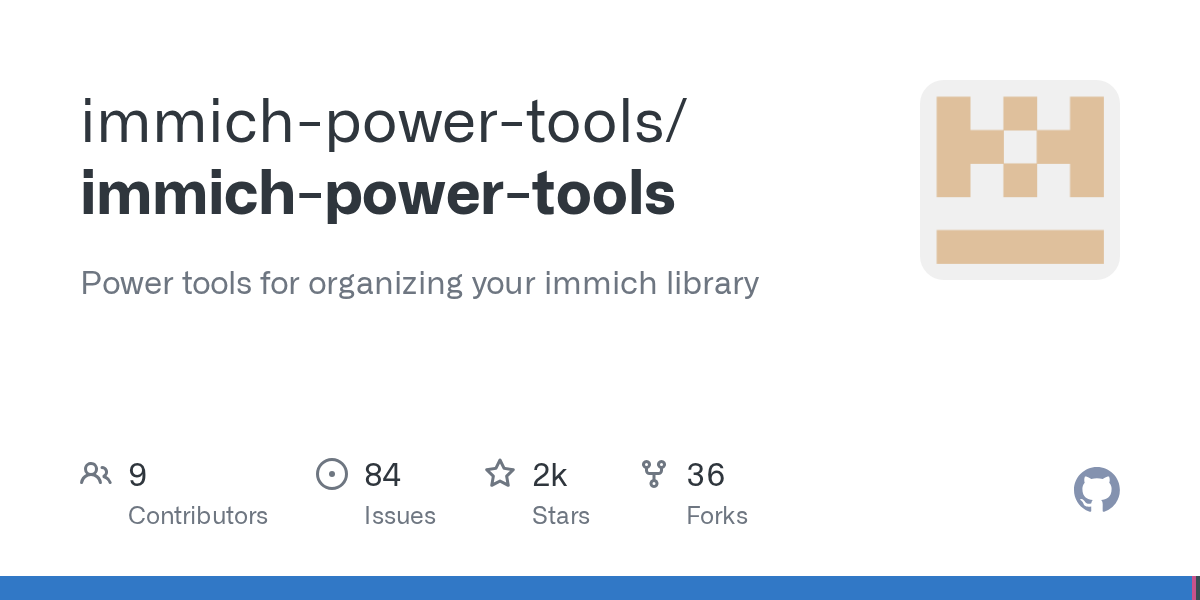 Immich Power Tools: Enhance Your Immich Photo Library Management