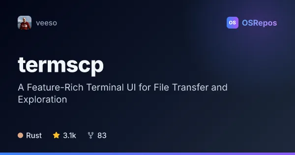 termscp: A Feature-Rich Terminal UI for File Transfer and Exploration