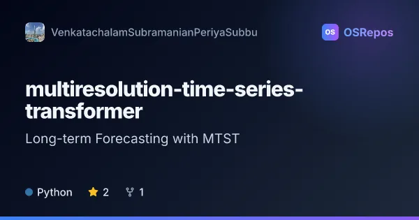 multiresolution-time-series-transformer: Forecast Time Series at Multiple Scales