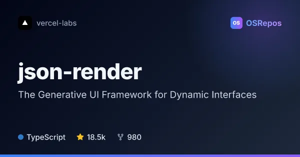 json-render: The Generative UI Framework for Dynamic Interfaces