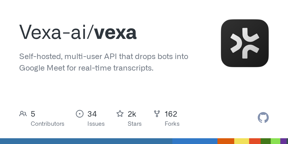 Vexa: Self-Hosted Meeting Intelligence Platform with Real-Time Transcripts