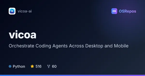 Vicoa: Orchestrate Coding Agents Across Desktop and Mobile