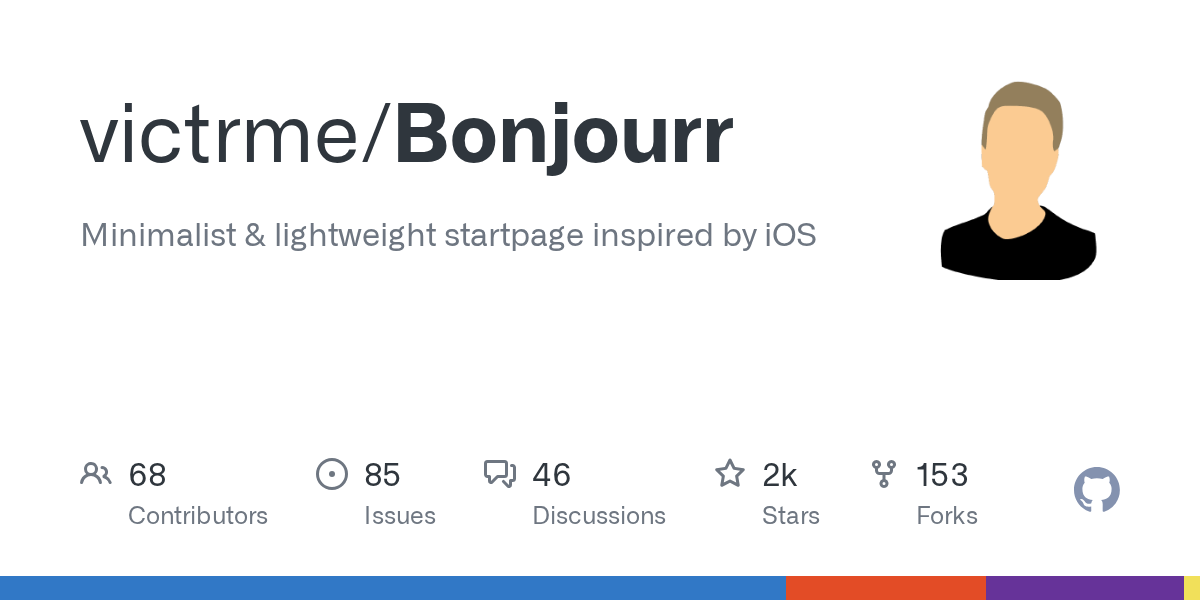 Bonjourr: A Minimalist and Customizable Startpage for Your Browser