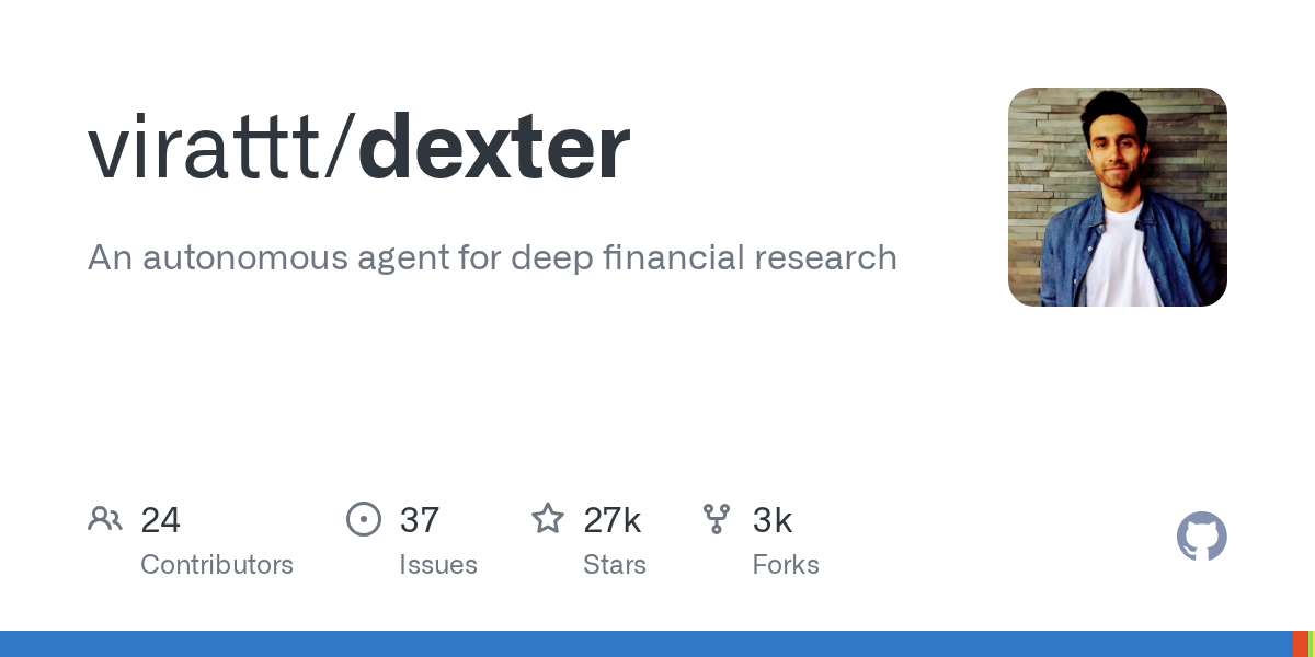 Dexter: An Autonomous Agent for Deep Financial Research