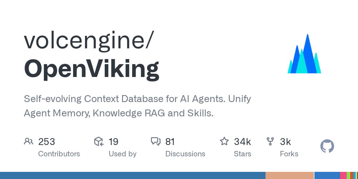 OpenViking: A Self-Evolving Context Database for AI Agents