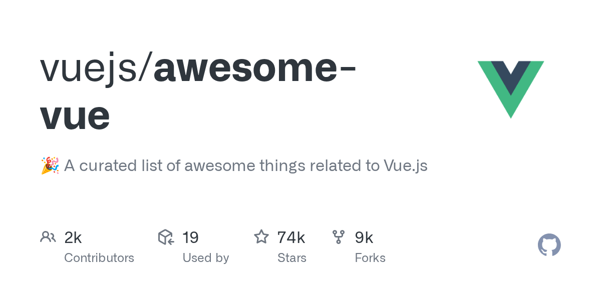 Awesome Vue: A Curated List of Essential Vue.js Resources and Projects