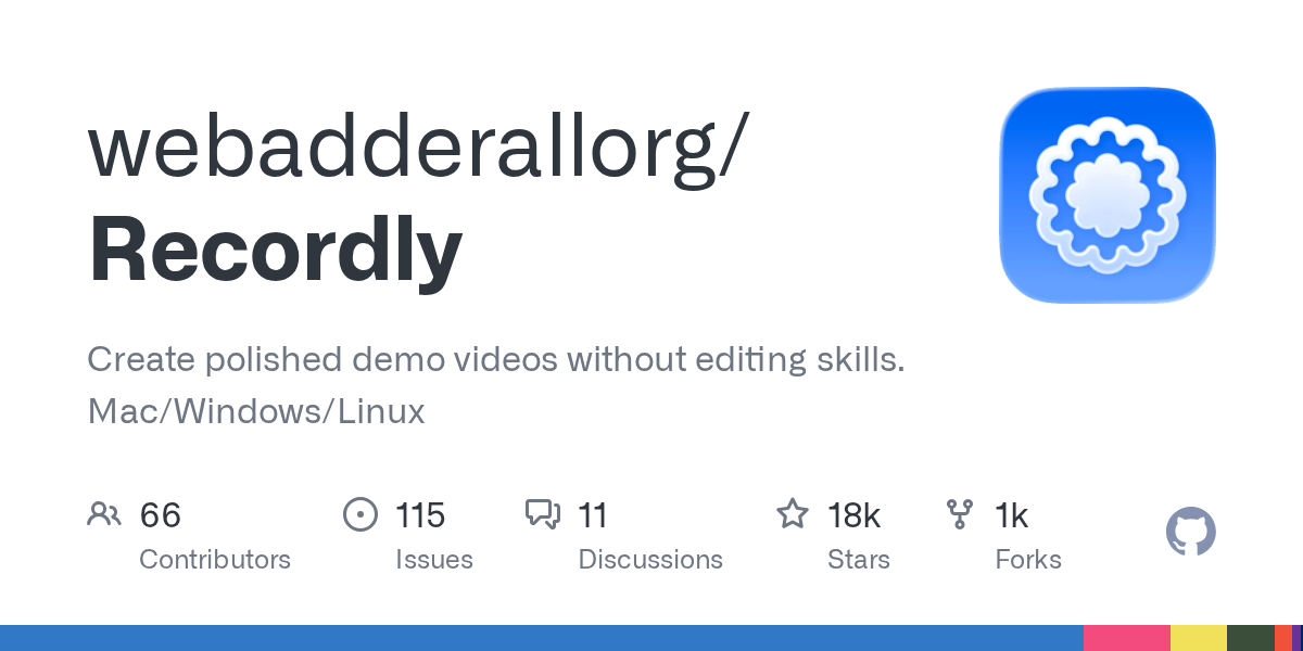 Recordly: Create Polished Demo Videos with Ease on Mac, Windows, and Linux