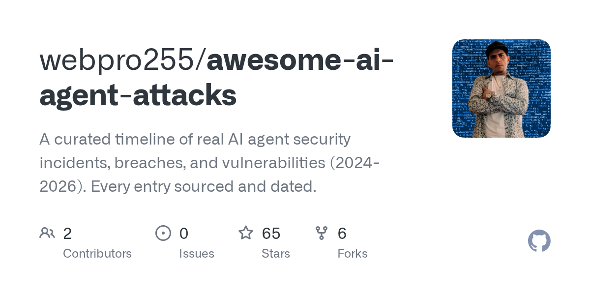 Awesome AI Agent Attacks: A Curated Timeline of AI Security Incidents