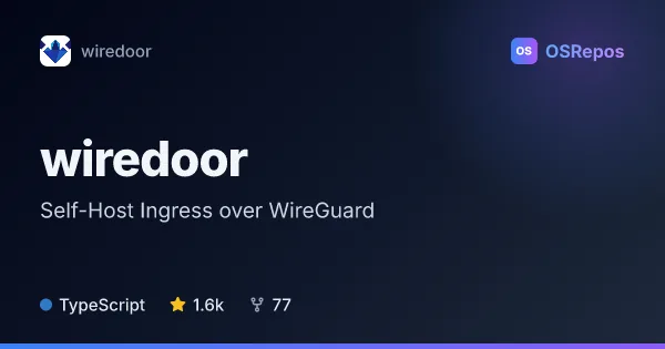 Wiredoor: Self-Host Ingress over WireGuard