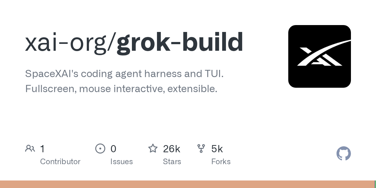 Grok Build: SpaceXAI's AI Coding Agent and TUI for Developers