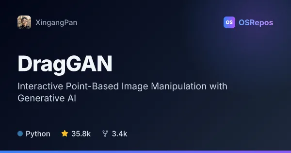 DragGAN: Edit GAN Images by Dragging Points