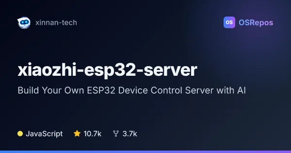 xiaozhi-esp32-server: Run a Backend for ESP32 Voice Devices