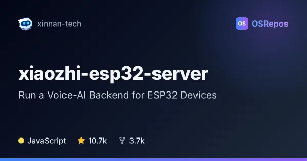 xiaozhi-esp32-server: Run a Voice-AI Backend for ESP32 Devices