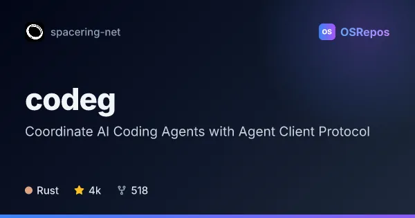 codeg: Coordinate AI Coding Agents with Agent Client Protocol