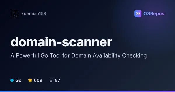 domain-scanner: Check Domain Name Availability