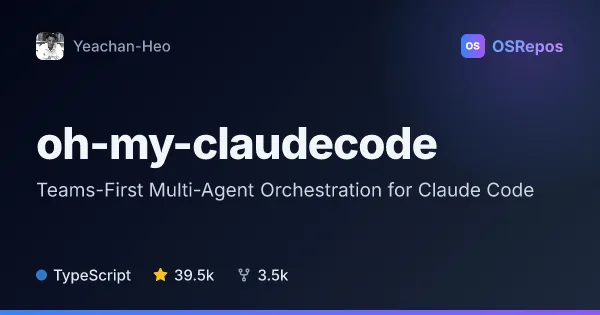oh-my-claudecode: Orchestrate Claude Code Agents