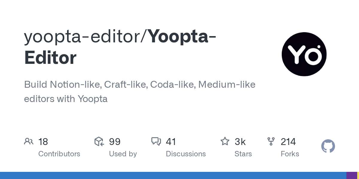 Yoopta-Editor: Build Powerful Rich-Text Editors for React Apps