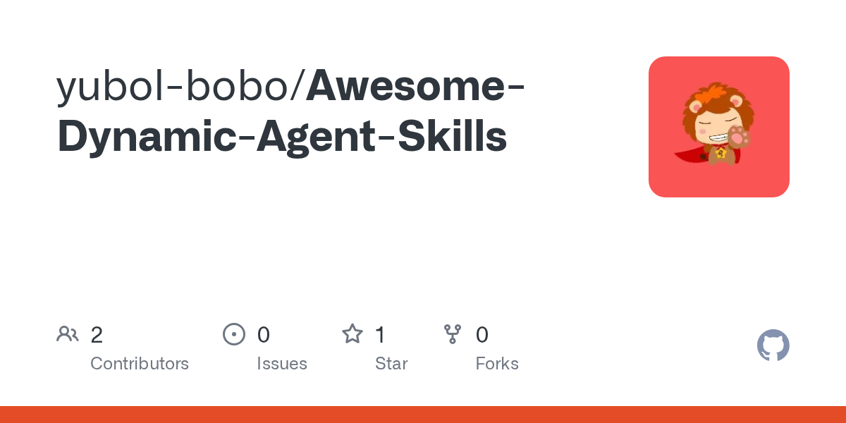 Awesome Dynamic Agent Skills: A Curated List for LLM Agent Skill Systems