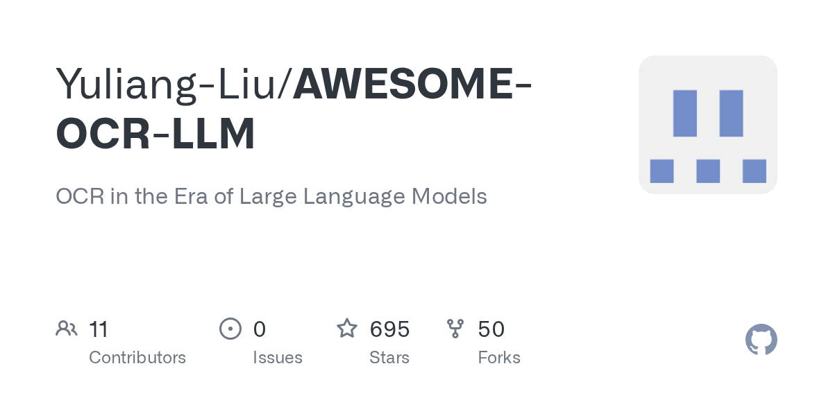 AWESOME-OCR-LLM: Curated Reading List for OCR in the LLM Era