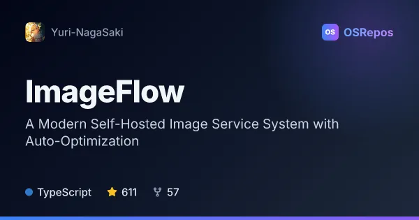 ImageFlow: A Modern Self-Hosted Image Service System with Auto-Optimization