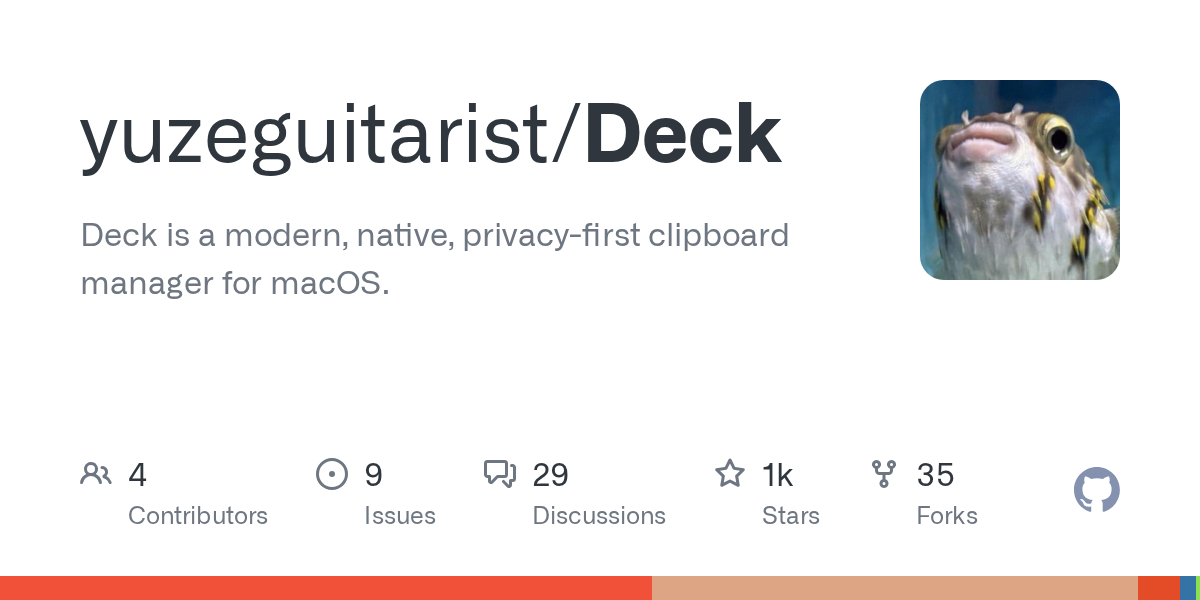 Deck: A Modern, Privacy-First Clipboard Manager for macOS