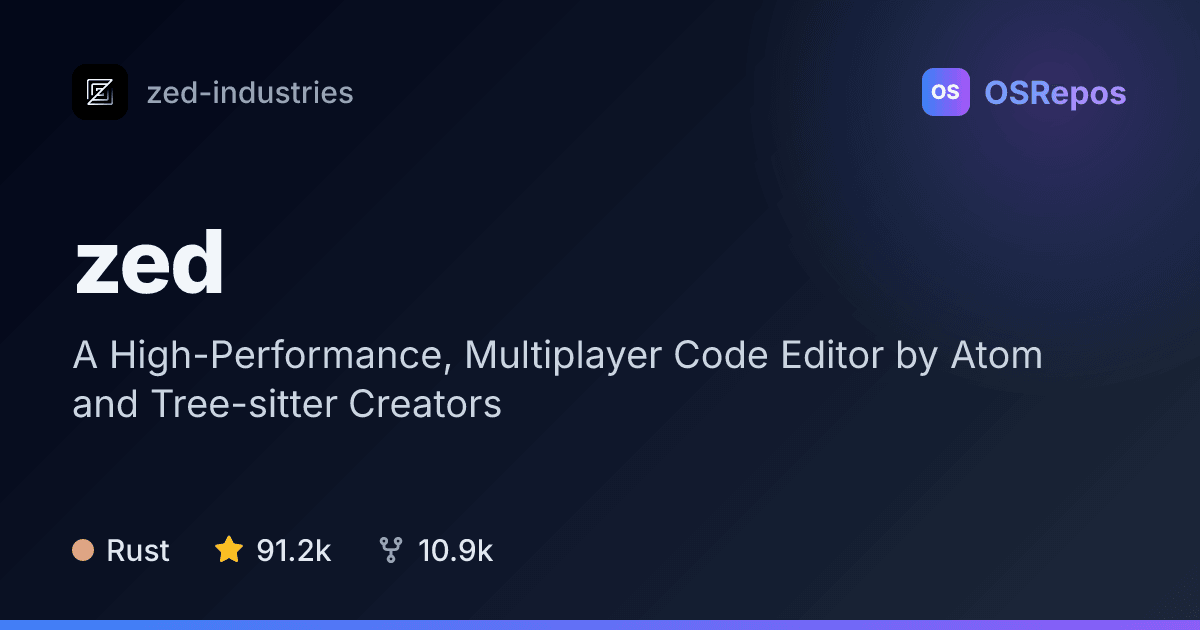 zed: A High-Performance Multiplayer Code Editor