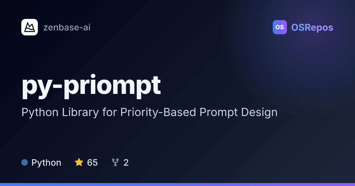 py-priompt: Build Token-Budgeted Prompts in Python